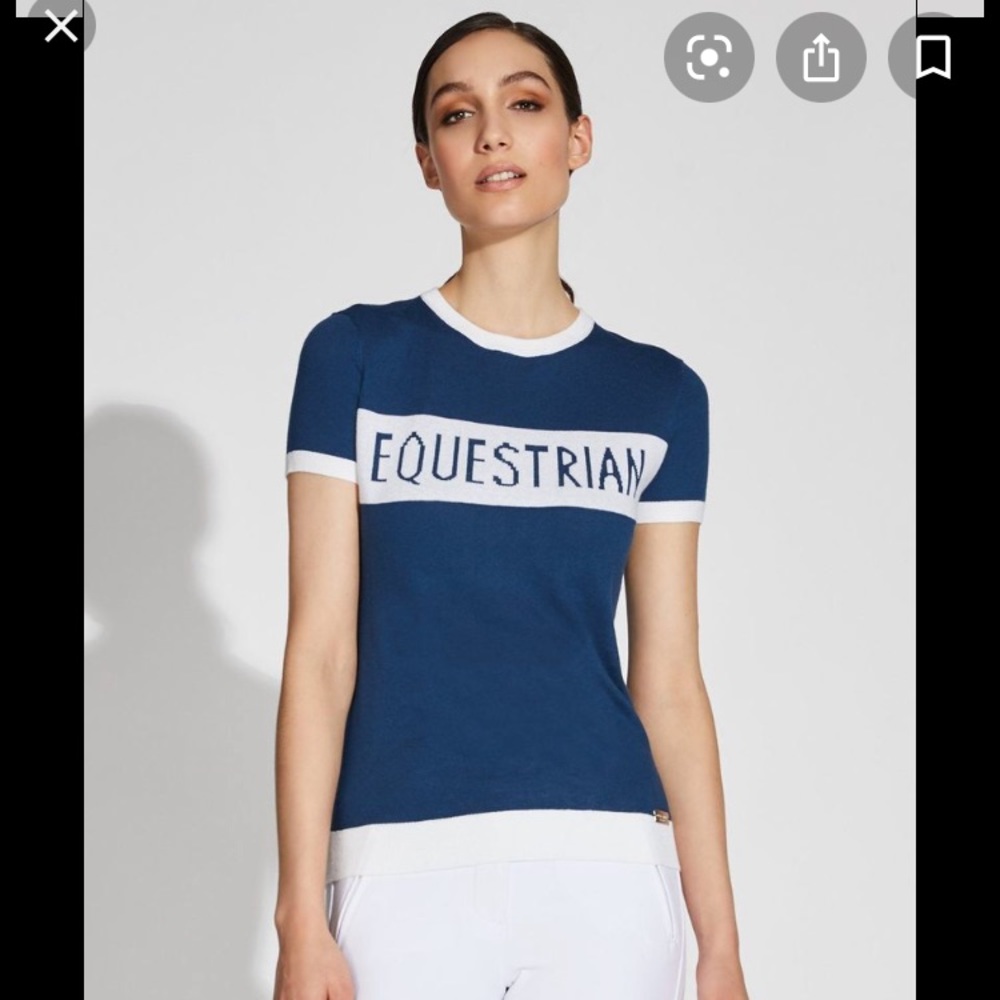 Asmar Equestrian Cool Max short sleeve sweater.